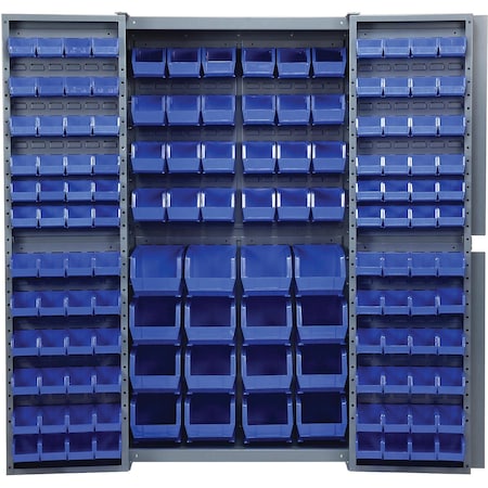 Global Industrial Bin Cabinet, 38 in W, 72 in H, 24 D 603400BL